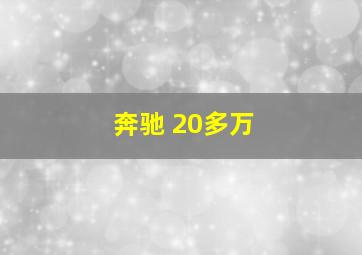 奔驰 20多万